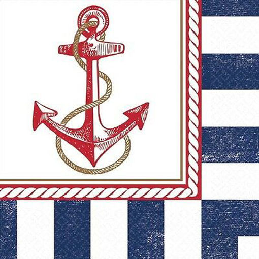 Picture of ANCHORS AWEIGH NAPKINS